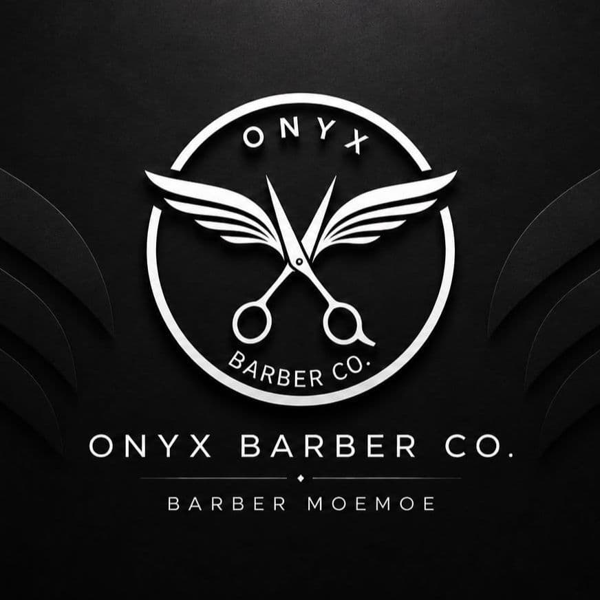 Barber Moe Moe's Onyx Barber Co. emblem