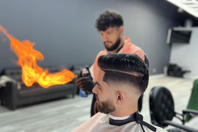 Nader Sabri at work in the shop
